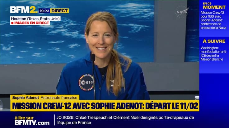  "Si une femme l'a déjà fait, alors pourquoi pas moi ?" déclare Sophie Adenot, astronaute française