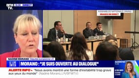 Nadine Morano (LR): "Jordan Bardella n'a pas acheté un parti politique, il a eu une personne et point barre" concernant le ralliement d'Éric Ciotti