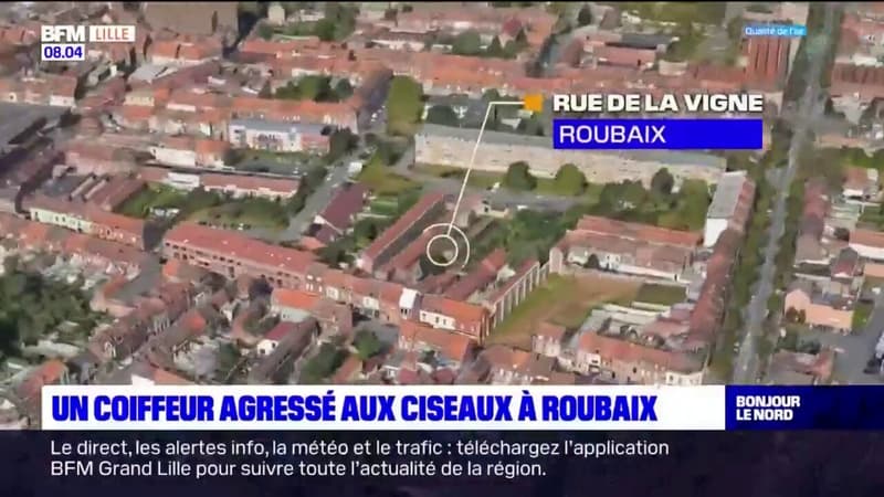 Roubaix: un coiffeur agressé aux ciseaux par un client