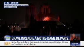 Notre-Dame de Paris : "un effroyable cauchemar" pour la maire du Vème arrondissement