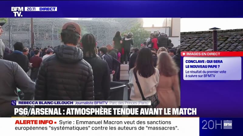 PSG/Arsenal: une atmosphère tendue avant le match