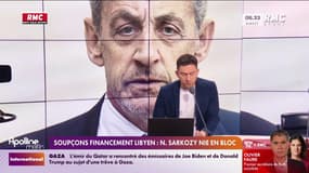 Soupçons de financement libyen: Nicolas Sarkozy nie en bloc 
