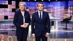 Marine Le Pen et Emmanuel Macron lors du débat de l'entre-deux-tours de l'élection présidentielle, le 3 mai 2017.