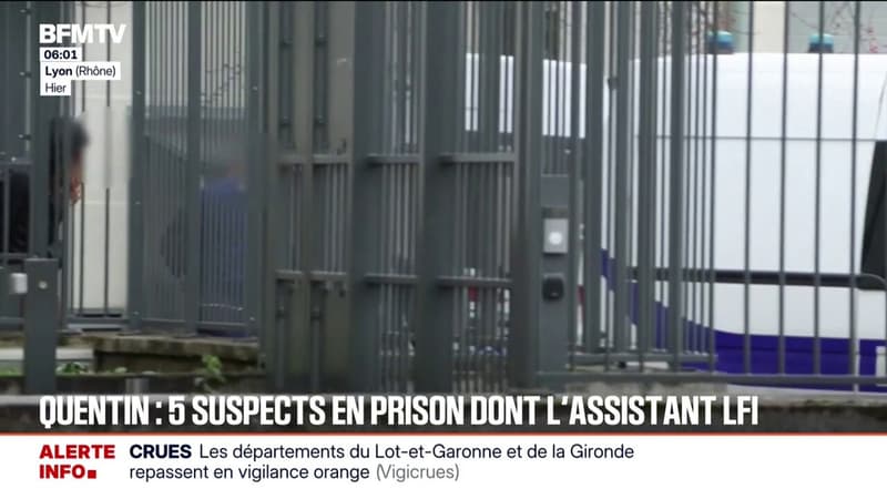 Mort de Quentin Deranque: sept personnes mises en examen pour "homicide volontaire" ou "complicité de meurtre par instigation"