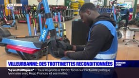 Villeurbanne : des trottinettes reconditionnées