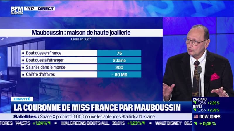 Mauboussin réalise depuis 3 ans la couronne de Miss France