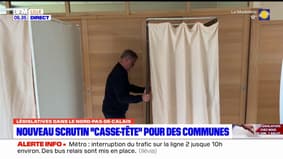 Législatives anticipées: un nouveau scrutin "casse-tête" pour des communes du Nord-Pas-de-Calais