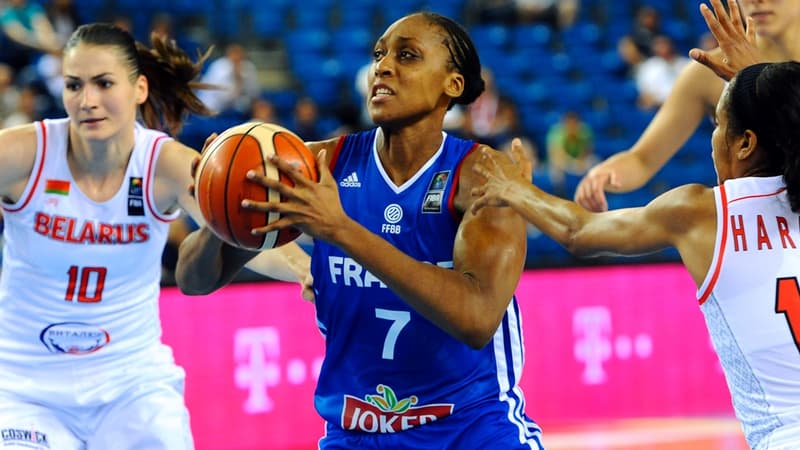 Sandrine Gruda, leader de jeu de l'équipe de France