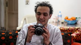 Le photojournaliste "Shawkan", au Caire ce 4 mars
