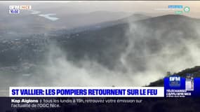 Alpes-Maritimes: l'incendie "fixé" à Saint-Vallier-de-Thiey, 20 hectares brûlés
