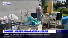 Comines: d'importants dégâts après les inondations