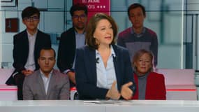 Agnès Buzyn sur le plateau de BFM Politique