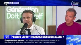 "Guerre civile": le créateur du podcast "Génération do it yourself" réagit aux mots d'Emmanuel Macron