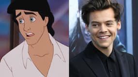 Le prince Eric de La Petite Sirène et Harry Styles