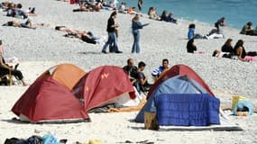 À Nice, les SDF souffrent de la canicule