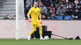 Arnau Tenas lors du match Le Havre-PSG, le 3 décembre 2023.