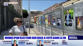 Alpes-Maritimes: moins d'un électeur sur deux est allé voté au premier tour des législatives