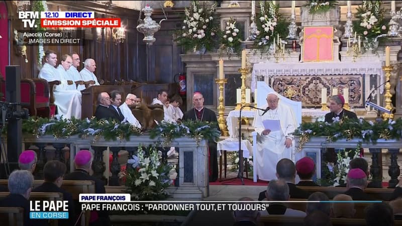 Corse: le pape François demande la 