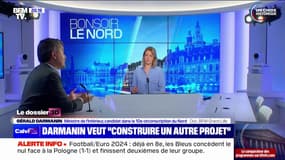 Gérald Darmanin souhaite "quitter le gouvernement et siéger à l'Assemblée nationale" s'il est réélu