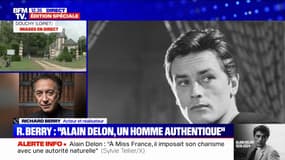 Mort d'Alain Delon: l'acteur et réalisateur Richard Berry déplore la "perte d'un immense acteur et d'un homme authentique"