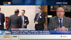 Baisse d'impôts prédite par François Hollande: "Forcément, il n'y a rien à espérer avant début 2017"- 20/08
