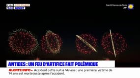 Antibes Juan-les-Pins: un feu d'artifice fait polémique