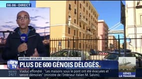 Gênes: plus de 600 habitants délogés