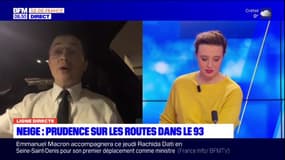 Neige-verglas: les automobilistes "galèrent vraiment" sur les routes franciliennes