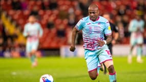 André Ayew lors d'un match avec Swansea, le 17 mai