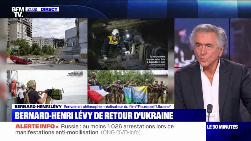Bernard-Henri Lévy, de retour d'Ukraine: 