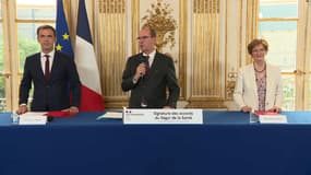 Signature des accords du Ségur de la Santé le 13 juillet 2020