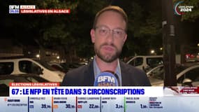 Législatives: le Nouveau front populaire arrive en tête dans les trois premières circonscriptions du Bas-Rhin