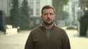 Le président ukrainien Volodymyr Zelensky dans une vidéo Facebook le 30 septembre 2022