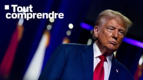 Donald Trump, à Detroit le lundi 26 août 2024