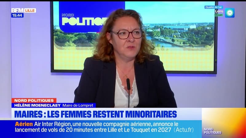 La maire de Lompret, Hélène Moeneclaey, appelle les femmes à s'engager en politique