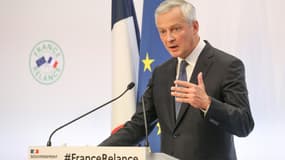 Le ministre de l'Economie Bruno Le Maire, lors de le présentation à la presse du plan de relance, le 3 septembre 2020 à Paris
