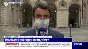 Grégory Doucet (maire EELV de Lyon) sur le Covid-19: "La situation est sous contrôle" dans les écoles