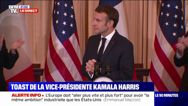 Emmanuel Macron: « La relation entre les États-Unis et la France est unique dans notre monde actuel »