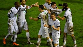 La joie des Troyens après leur première victoire de la saison