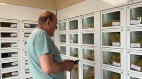 Dans certaines communes des casiers connectés permettent aux producteurs de proposer leurs produits en libre-service.