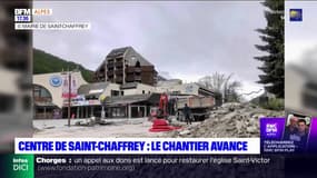 Hautes-Alpes: le chantier du centre de Saint-Chaffrey avance