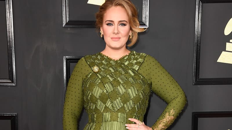 La chanteuse Adele en février 2017 lors des Grammy Awards 
