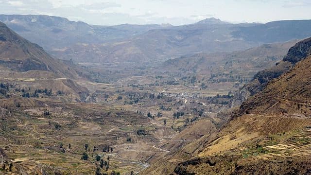Canyon de Colca, au Pérou (image d'illustration)