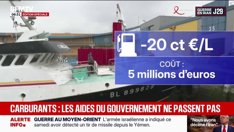 Carburants : les aides du gouvernement très critiquées