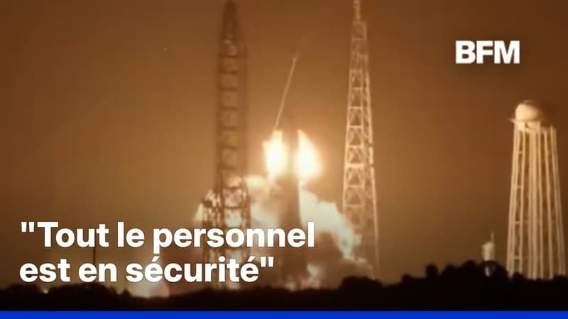 Les images de l'explosion d'une fusée Blue Origin lors de tests au sol