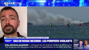 Incendie dans le Var: "Le feu ne progresse plus et est en très nette régression", affirme le commandant Xavier Wiik