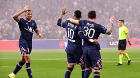 Kylian Mbappé, Lionel Messi et Neymar