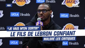 NBA : "Je vais m'en sortir", Bronny James (Lakers) confiant malgré les critiques autour de sa Draft