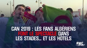 CAN 2019 : Les supporters algériens font le spectacle dans les stades... et les hôtels