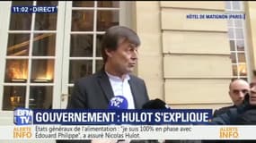 Hulot sur la démission ? "C'est un fantasme médiatique", répond l'intéressé